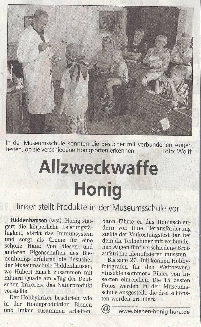 Presse - Allzweckwaffe Honig